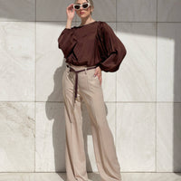 PANTALONE LYDIA VANIGLIA