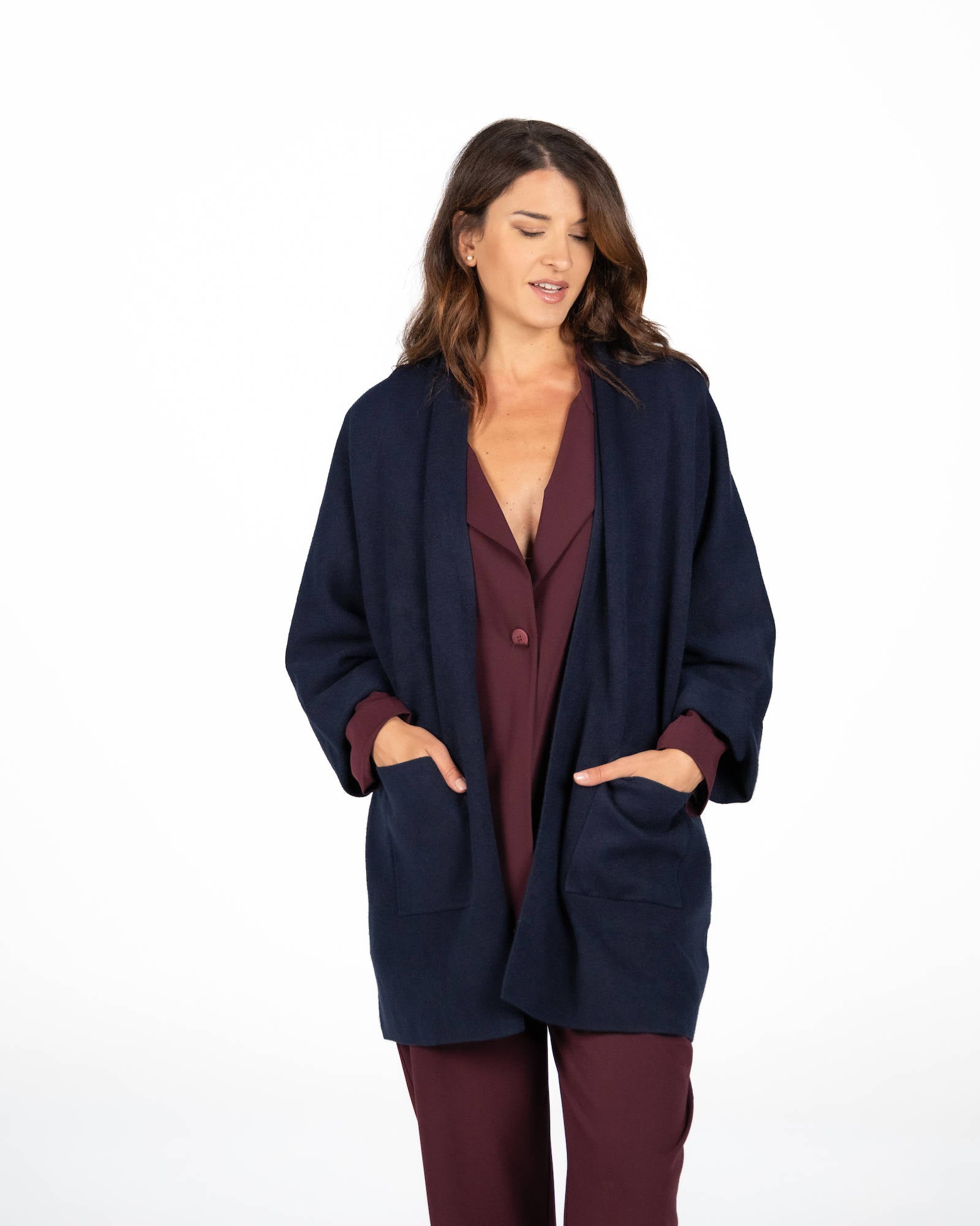 CARDIGAN OVER IN MAGLIA HALLA BLU