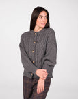 CARDIGAN A TRECCE OTIS GRIGIO MEDIO