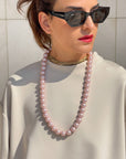 COLLANA PERLE REINE ROSE