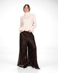 PANTA PALAZZO PAILLETTES JOSIE MORO
