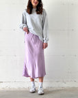 GONNA MIDI CLELIA ORCHIDEA