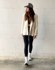 SEAMLESS ALTHAEA CROPPED LONG SLEEVE BLACK