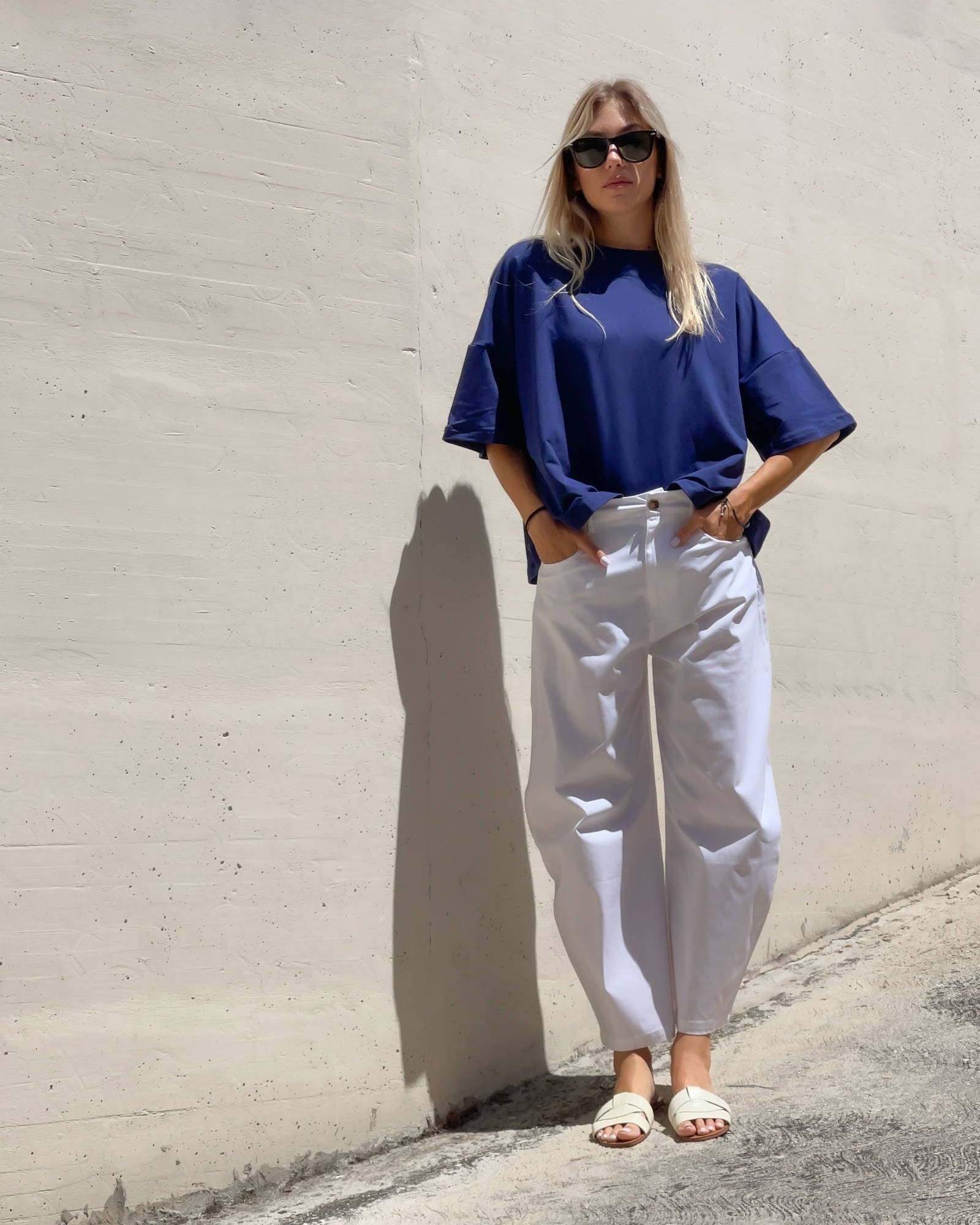 PANTALONE KNOX BIANCO