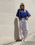PANTALONE KNOX BIANCO