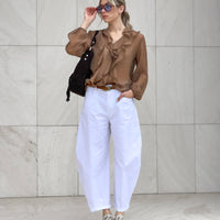 BLUSA ROUCHES OPHELIA CARRUBO