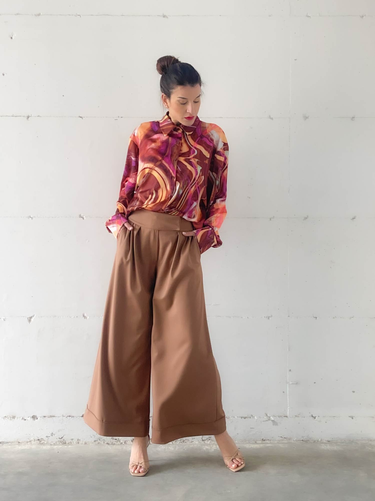 CAMICIA DAFNE COGNAC