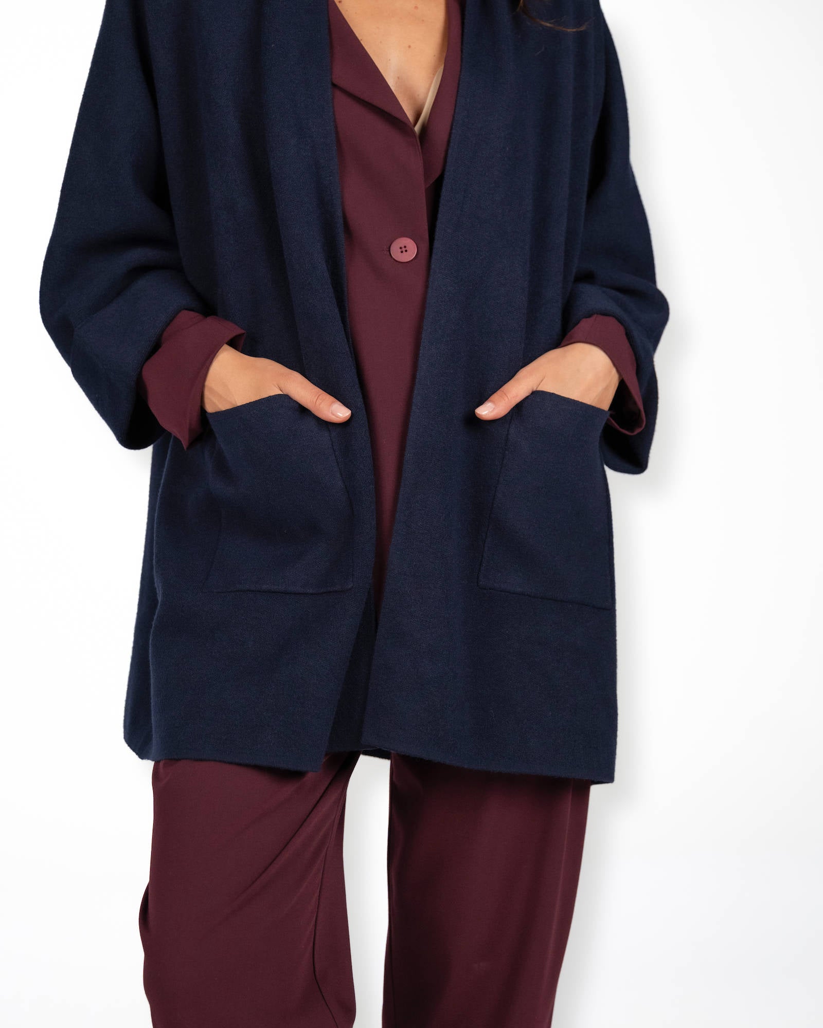CARDIGAN OVER IN MAGLIA HALLA BLU