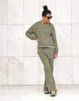 PANTALONE FELPA KENSIT SALVIA