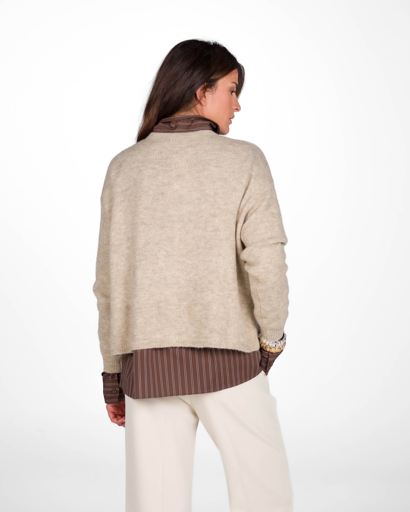 CARDIGAN LEA SABBIA