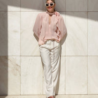 BLUSA IN GEORGETTE EUDORA ROSA