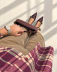 CAMICIA CHECK LORA BELACAN CAMEL