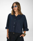 CAMICIA AVA BLU NOTTE
