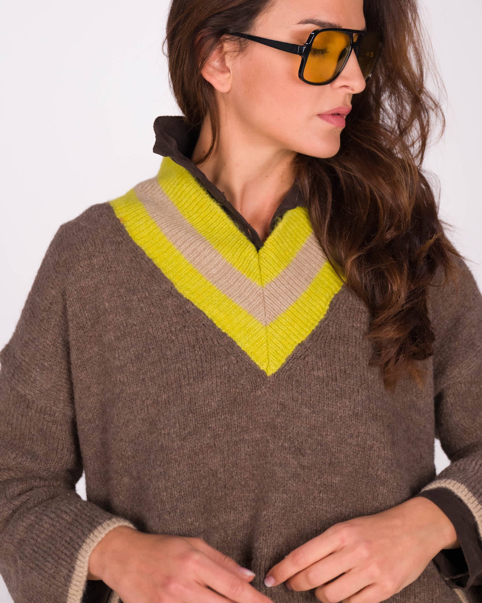 PULL ELIZA FANGO BEIGE LIME