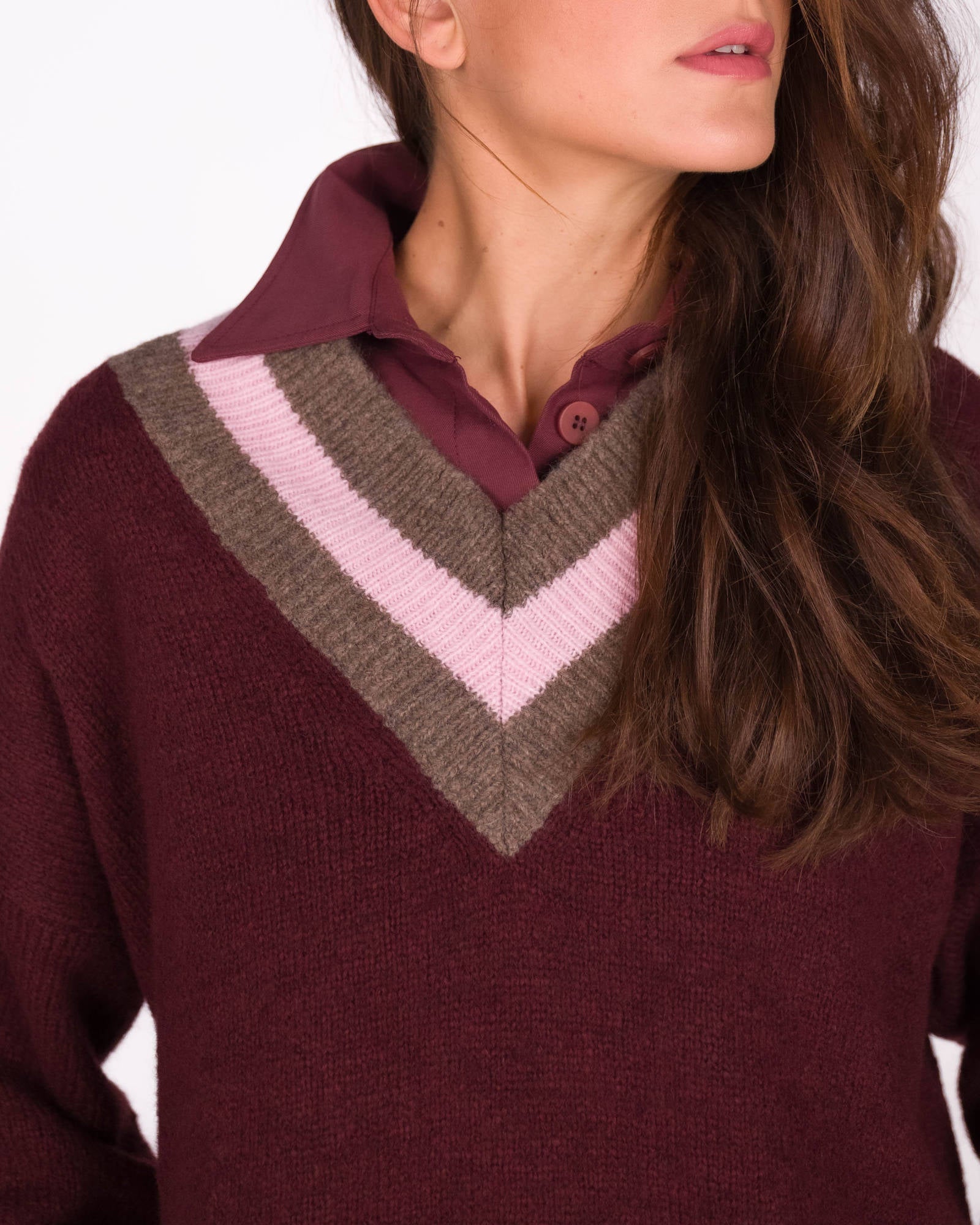 PULL ELIZA VINO ROSA FANGO