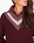 PULL ELIZA VINO ROSA FANGO