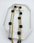 COLLANA LUNGA CON PIETRE NERE
