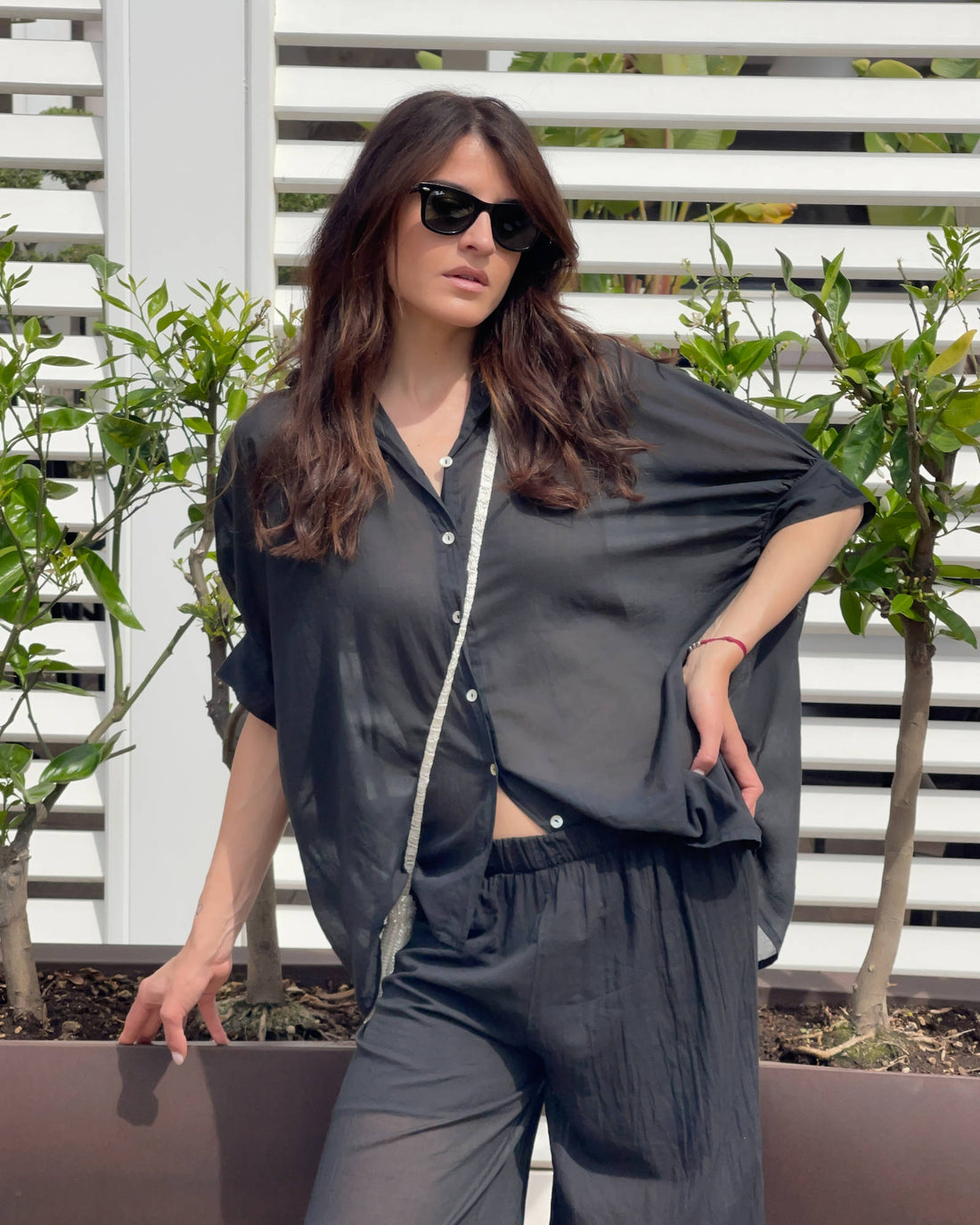 PANTALONE MOORE NERO