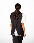 GILET HENRI DARK BROWN