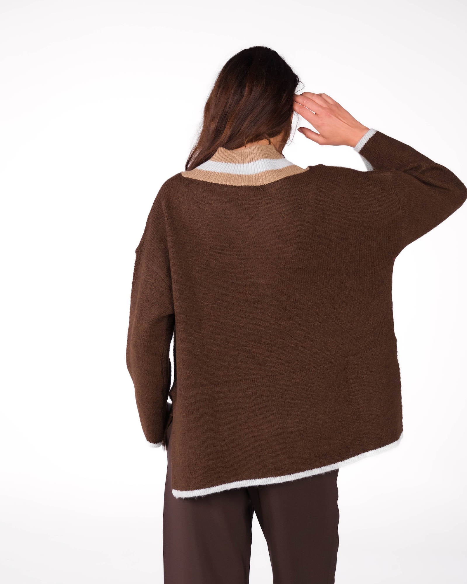 PULL ELIZA MORO CIELO CAMEL