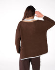 PULL ELIZA MORO CIELO CAMEL