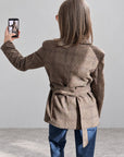 GIACCA CAPPOTTO CECILE ESPRESSO