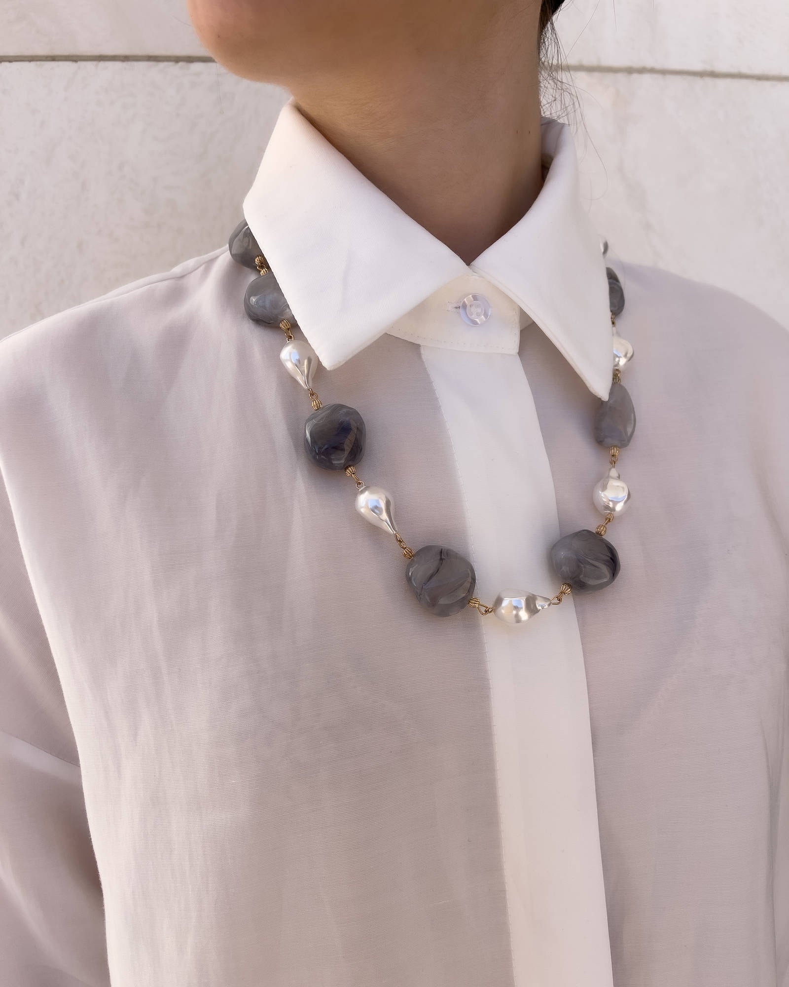 COLLANA ALMADA GRIGIO