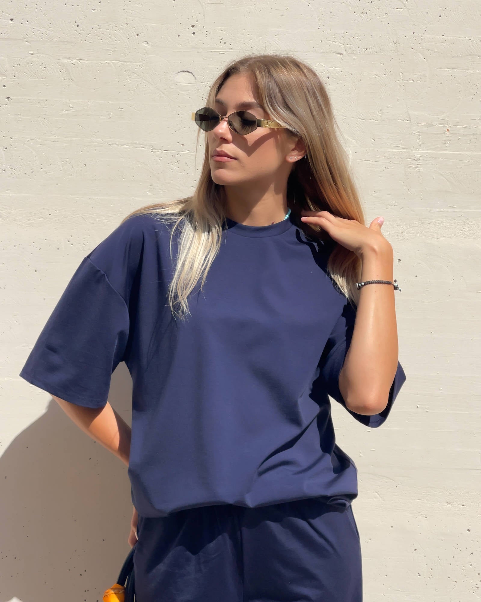 T-SHIRT AMBER BLU