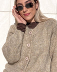 CARDIGAN KATRINA COMFY TAUPE