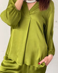 BLUSA KUBO VERDE ACIDO