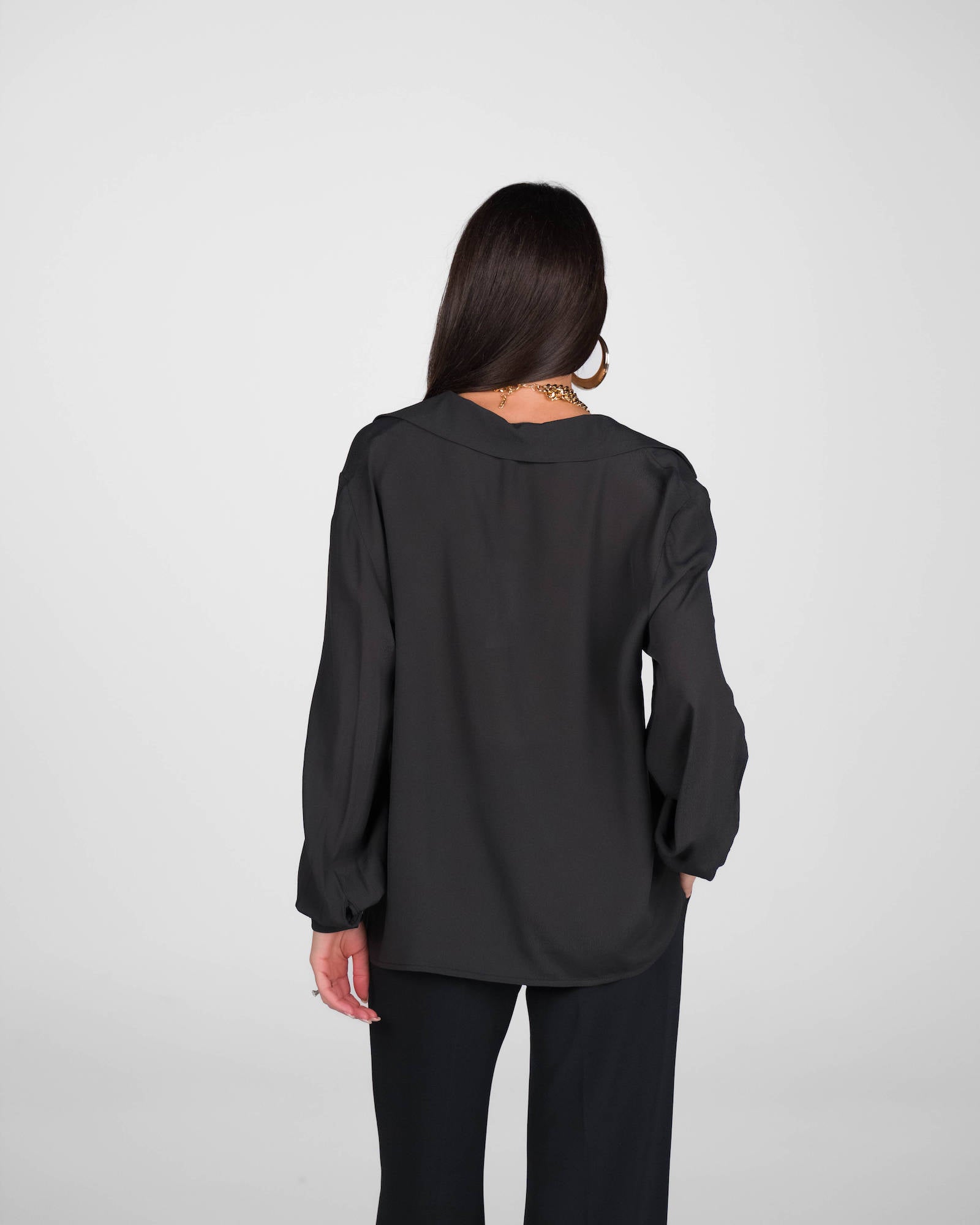 CAMICIA GIGLIO NERO