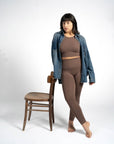 SEAMLESS LEGGINGS ALTHAEA SMOOTH COFFEE