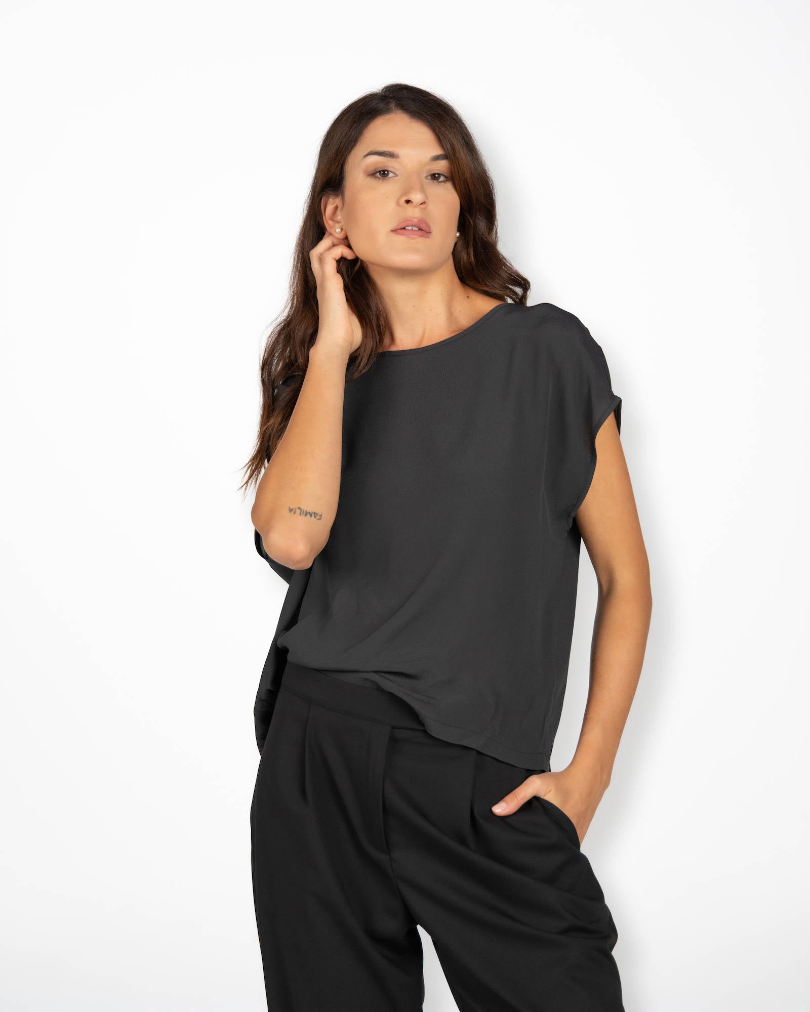 BLUSA GIGLIO NERO