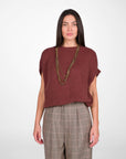 MAGLIA SENZA MANICHE ALICE HOT CHOCO