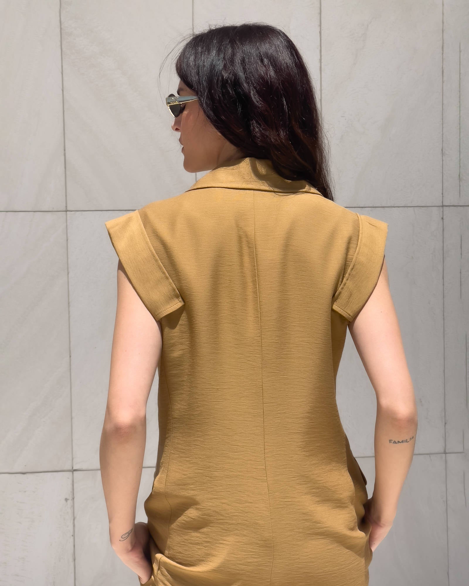 GILET MARIDA GOLD