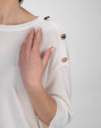 MAGLIA IN VISCOSA SPYCE BIANCO