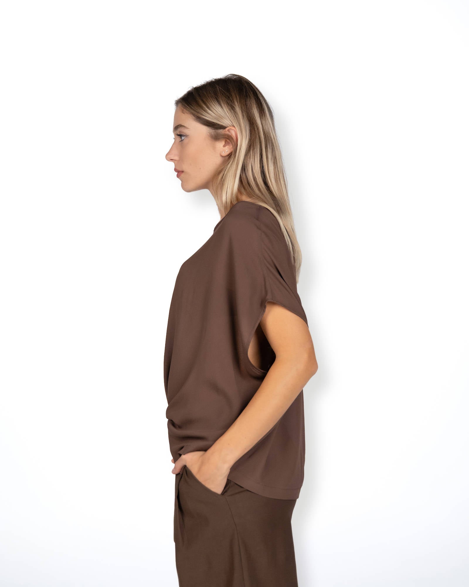 BLUSA GIGLIO CHOCO