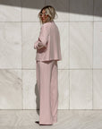 BLAZER CROPPED MEDLEY PINK LADY
