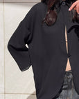 CAMICIA IN GEORGETTE ANDY NERO