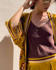 KIMONO PALM SENAPE