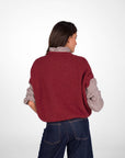 MAGLIA SENZA MANICHE ALICE BORDEAUX