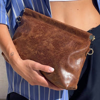 POCHETTE ROWENA ELEPHANT TABACCO