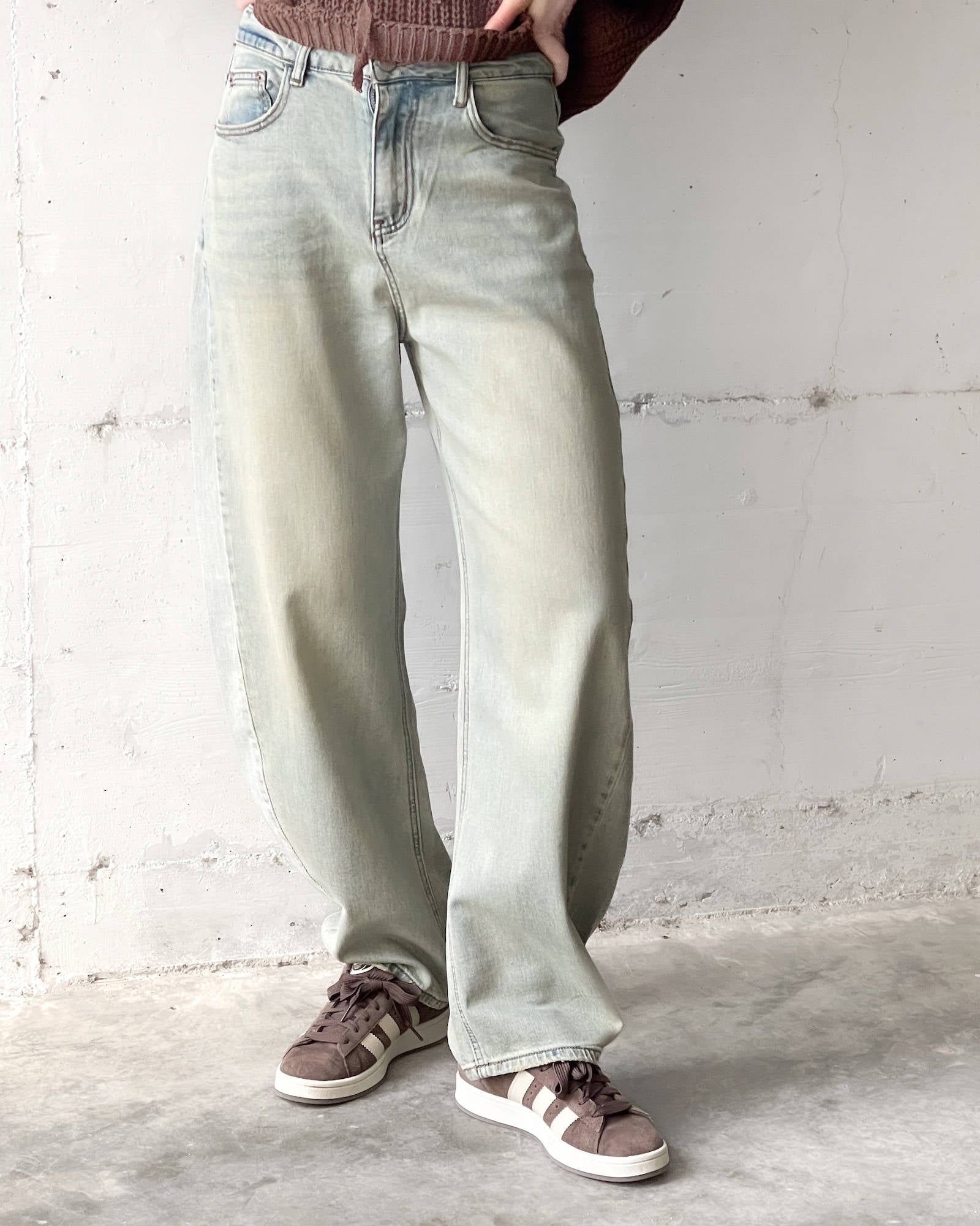 DENIM KASTEL INVECCHIATO CELESTE