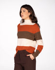 PULL CASHMERE BLEND RAQUEL RUGGINE MORO