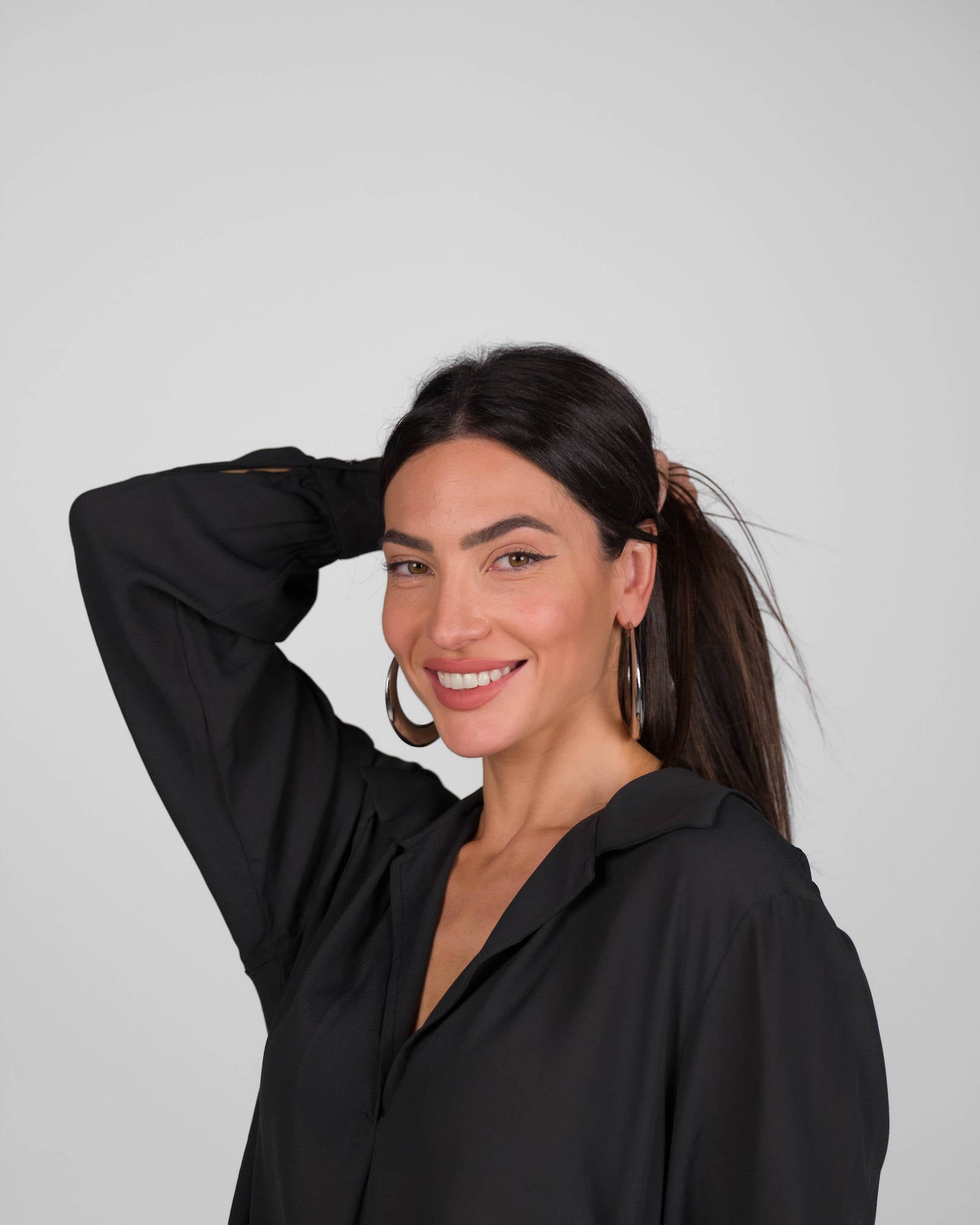 CAMICIA GIGLIO NERO