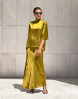 T-SHIRT OVER IN SATIN NORA CARDO