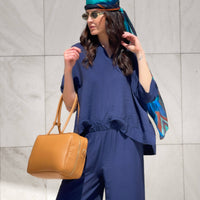 FOULARD INDONESIA BLU