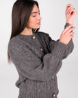 CARDIGAN A TRECCE OTIS GRIGIO MEDIO