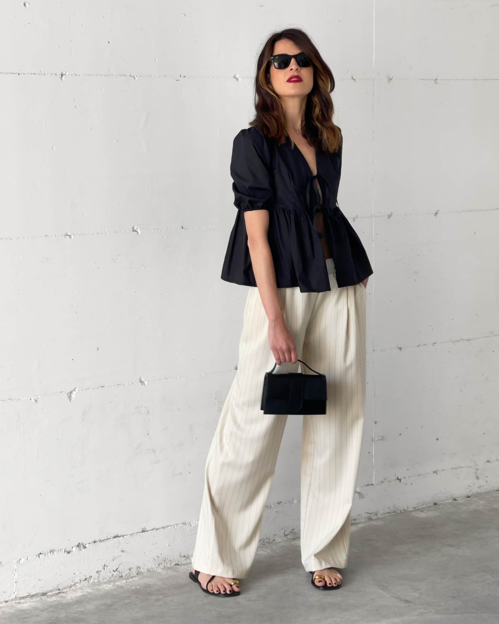 PANTALONE LISBONA RIGA PANNA