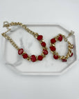 GIROCOLLO CON PIETRE ROSSE